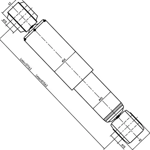 Z97381R_Амортизатор задний_ZIKMAR