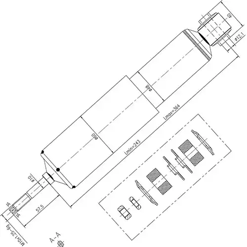 Z97399R_Амортизатор передний_ZIKMAR