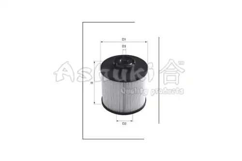 Топливный фильтр ASHUKI 0399-9090
