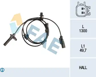 Датчик ABS FAE 78214