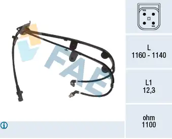 Датчик ABS FAE 78500