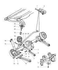 Рычаг подвески CHRYSLER 52088520