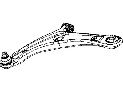 Рычаг подвески CHRYSLER 05105041AH