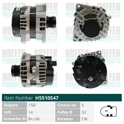 Генератор HOFFER H5510547