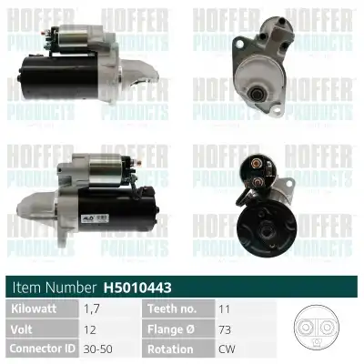Стартер HOFFER H5010443