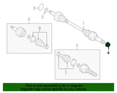 Axle Nut WHT 006 779 BENTLEY