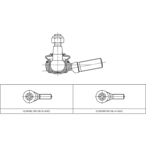 Рулевой наконечник CTR CE0978R