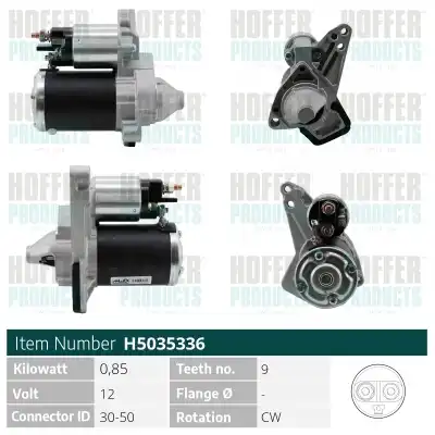 Стартер HOFFER H5035336