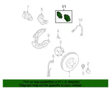 Тормозные колодки дисковые FORD 9R3Z-2001-B