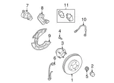 Тормозные колодки дисковые FORD 9R3Z-2001-B