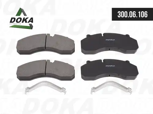 Тормозные колодки дисковые DOKA 300.06.106