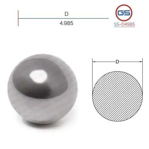 SS-04985 Стальной шар D4.985 GS