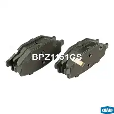 Тормозные колодки дисковые KRAUF BPZ1151CS