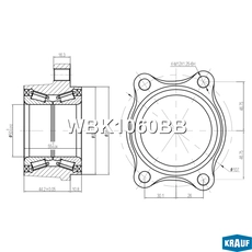 Ступица KRAUF WBK1060BB