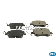 Тормозные колодки дисковые KRAUF BPZ1157CS