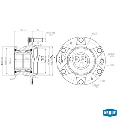 Ступица KRAUF WBK1184BB
