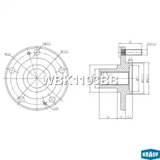 Ступица KRAUF WBK1193BB