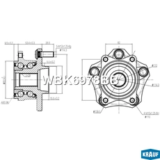 Ступица KRAUF WBK6978BB