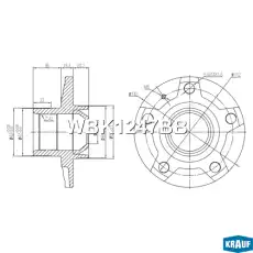 Ступица KRAUF WBK1247BB