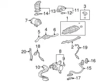 датчик кислородный GE8 36531-RB0-003 HONDA
