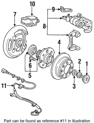 Датчик ABS HONDA 57475-SV4-N00