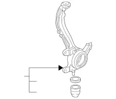 Кулак поворотный HONDA 51210-SDA-A02