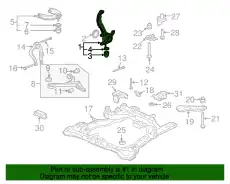 Кулак поворотный HONDA 51210-SDA-A02
