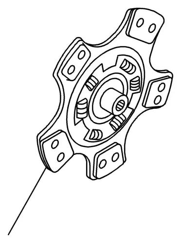 Диск сцепления ISUZU 8-94462-789-3