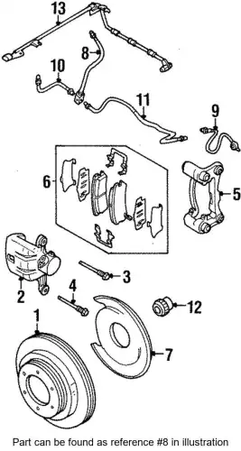 Тормозной шланг 8-943854322 ISUZU
