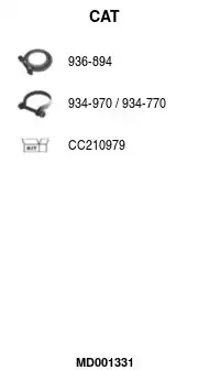 Катализатор MD001331 FA1