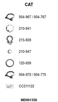 Катализатор MD001338 FA1