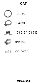 Катализатор MD001355 FA1