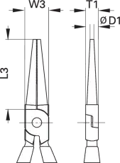 Круглогубцы 8122-160 TC GEDORE