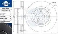 Тормозной диск ROTINGER RT21777HPGL