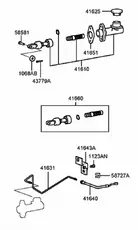 Цилиндр сцепления KIA 4161038110