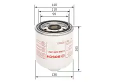 Картридж осушителя BOSCH 0 986 628 254