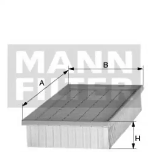 Фильтр воздушный MANN-FILTER C3336/1