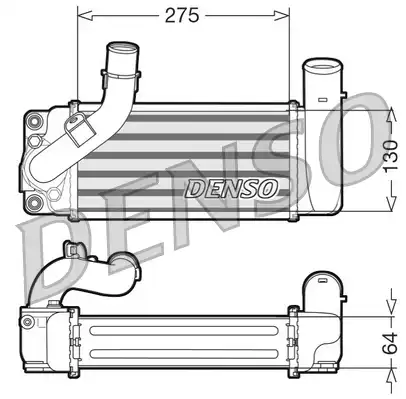 Интеркулер DENSO DIT50001