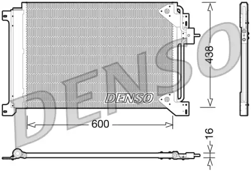 Интеркулер DENSO DCN12004