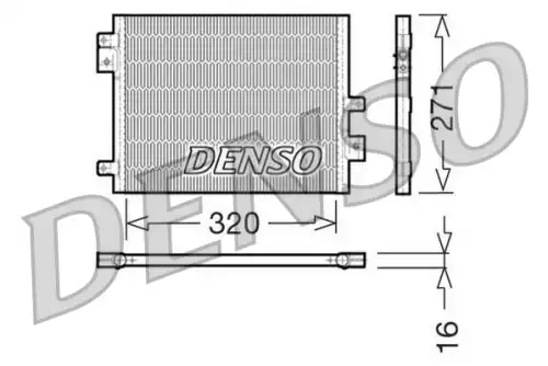 Конденсор DCN28002 DENSO