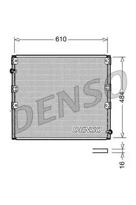 Конденсор DCN50020 DENSO