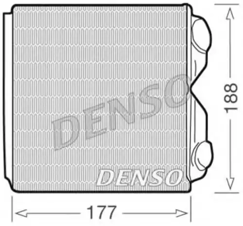 Радиатор печки DENSO DRR25010