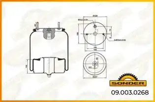 Пневмоподушка SONDER 090030268