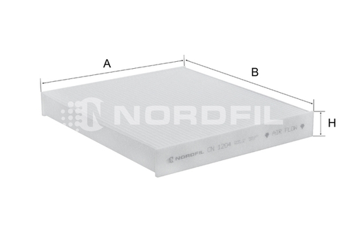 Салонный фильтр NORDFIL CN1204