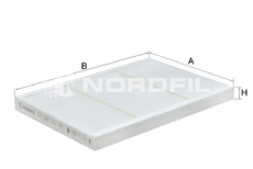 Салонный фильтр NORDFIL CN1287