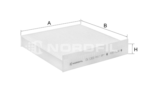 Салонный фильтр NORDFIL CN1303