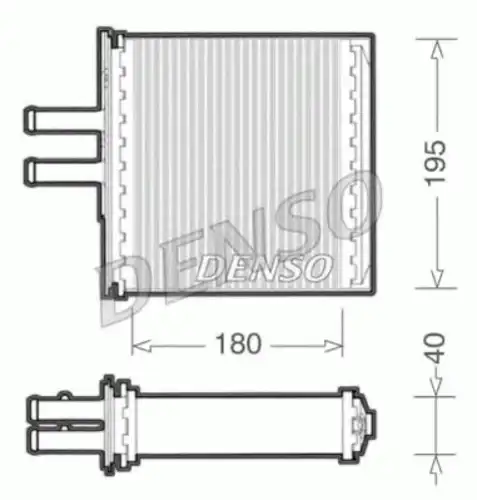 Радиатор печки DENSO DRR09061