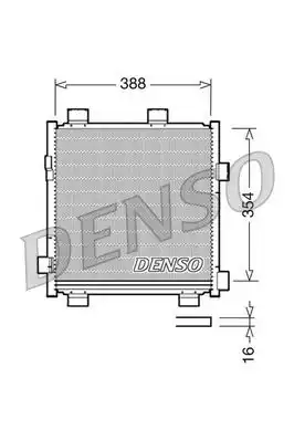 Конденсор DCN50040 DENSO