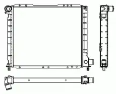 Радиатор системы охлаждения двигателя J. DEUS RA0110280