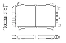Radiator RA0120730 J. DEUS